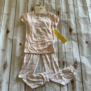 Rabbit moon bunny pajamas nwt